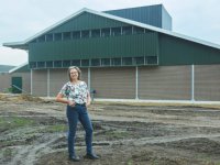 'Daags voor Weekend van het Varken is onze fonkelnieuwe vleesvarkensstal te bekijken'