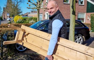 Frank van Haaren (Topigs Norsvin) heeft scherp oog voor exterieur KI-beren